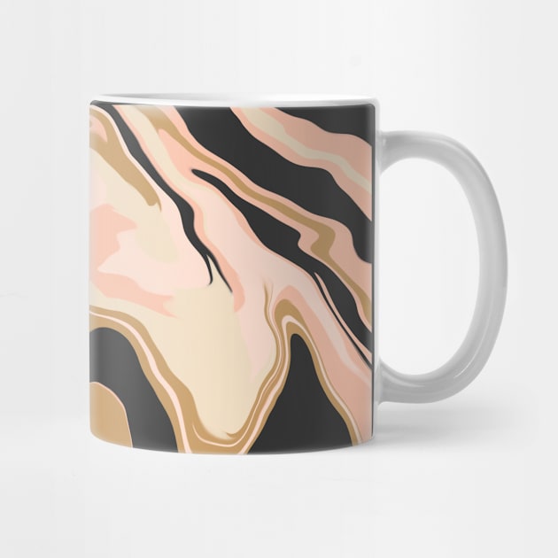 Pink and black marbling 102 by mmartabc